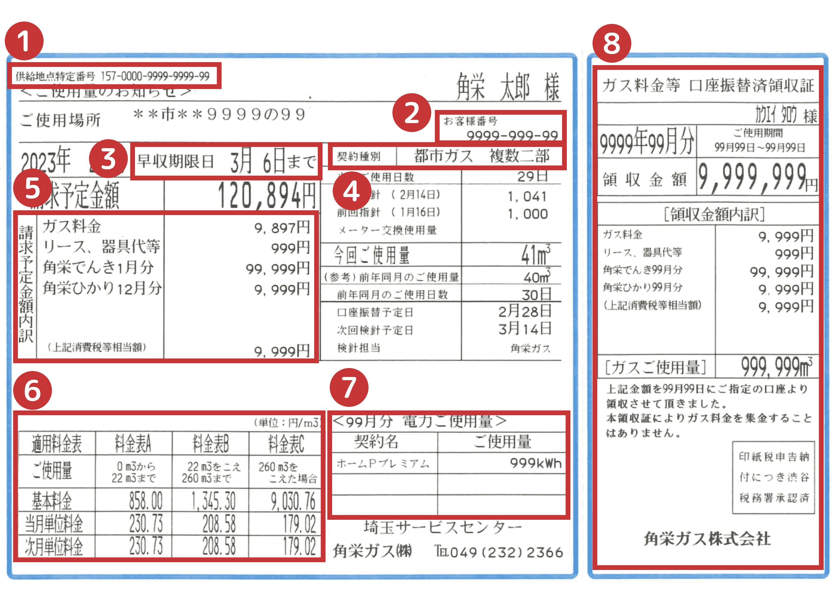 検針票